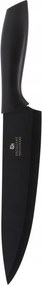 Séf kés acél konyhai nagy szeletelő aprító Fekete 32 cm