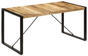 Tömör mangófa étkezőasztal 160 x 80 x 75 cm