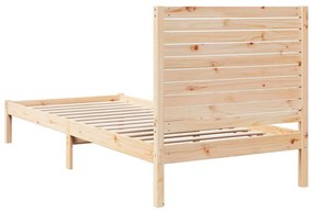 tömör fa extra hosszú ágykeret matrac nélkül 90 x 220 cm