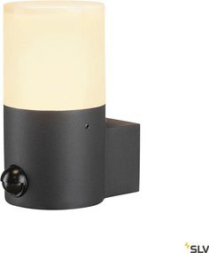 SLV 1006179 GRAFIT Fali Lámpa Mozgásérzékelővel Antracit E27 IP44