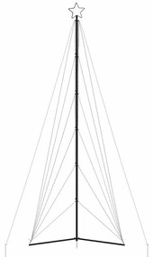színes LED karácsonyfa 861 LED 478 cm