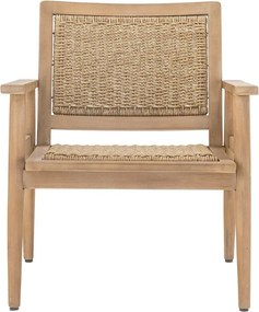 Natúr színű tömörfa kerti fotel Sorrento – Bloomingville