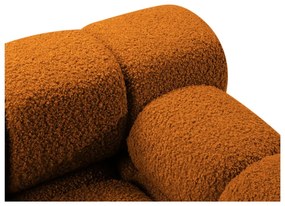 Narancssárga buklé moduláris sarokkanapé (jobb oldali) Bellis – Micadoni Home
