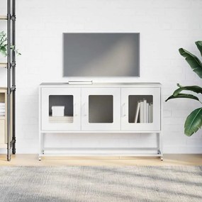 fehér hidegen hengerelt acél TV-szekrény 100,5x39x60,5 cm