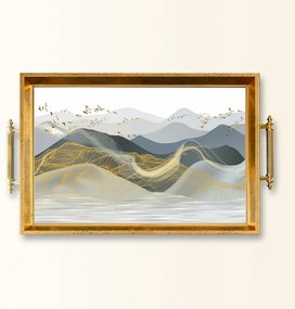 Üveg tálca, 38×24 cm – TPEA9806