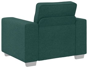 Fotel Sötétzöld 59 cm Textil