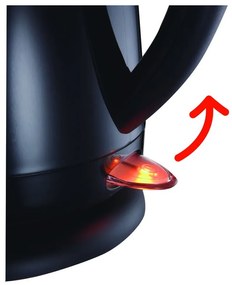 Fekete műanyag vízforraló 1,5 l KO299830 – Tefal