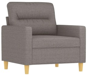 tópszínű szövet kanapéfotel 60 cm