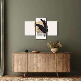 Kép - Absztrakció trópusi levelekkel N⁰4 (90x60 cm)