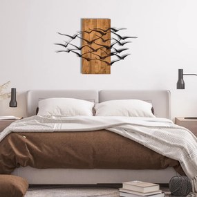 Migration fém fali dekoráció, 86×58 cm