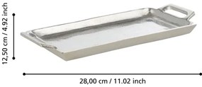 Eglo 427009 - Dekoratív tálca SAVANT 12,5x28,5 cm króm