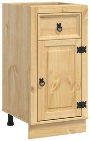 Cabinet fiókkal polcokkal Méz 40 x 46 x 81,5 cm Tömör fenyőfa