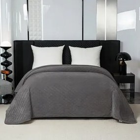 Ágytakaró 170x210 szürke steppelt elegáns kedves