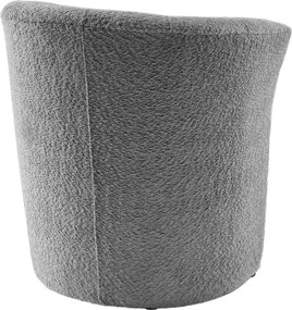 Klub fotel, szürke Coral anyag, CUBA