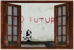 Poszterek 90x60 No Future Banksy Grafiti