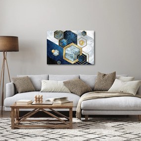 Kép - Márvány hatszögek (70x50 cm)
