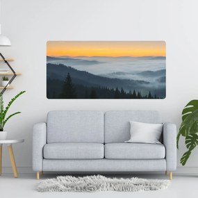 PIPPER. Öntapadós textiltapéta "Napfelkelte a hegyek felett"