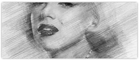 Kép - Marilyn Monroe portréja (120x50 cm)
