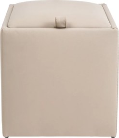 Box puff - POLY műbőr - krém R