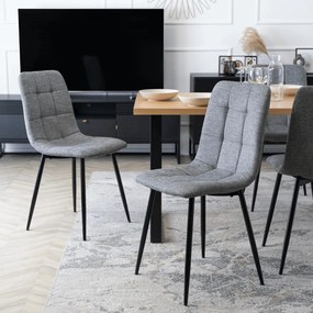 Szürke Szövet Étkezőszék. PERU 2