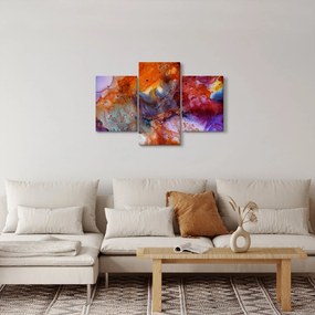 Kép - Absztrakt tinta művészet (90x60 cm)