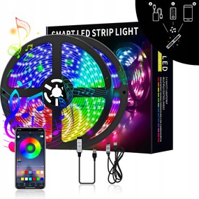 5M Rgb Usb 5050 Led szalag Tv távirányítóhoz, színmemóriával, vízálló