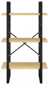 tömör fenyőfa tárolópolc 60 x 30 x 105 cm