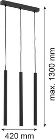 Argon ETNA PLUS 6179 Függőlámpa 3x6W(Max)/G9 IP20