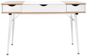 Skandináv irodai íróasztal LOFT fiókokkal