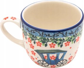 Bögre 170 ml Művészi kerámia Bolesławiec Karoca minta 2287 Liana