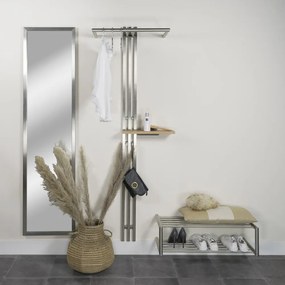 Ezüstszínű fém függő cipőtartó 80x23x33,5 cm Soenz – Spinder Design