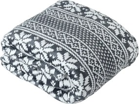 Kétoldalas bárány takaró, téli motívum, 150x200, MALENA