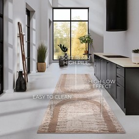 Bézs futószőnyeg 80x240 cm Bartoux Beige – Elle Decoration