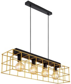 Globo 15530B-4H - Csillár zsinóron MERRIL 4xE27/60W/230V