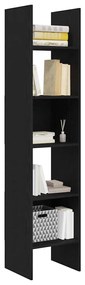 Könyvespolc Musta tammi 40 x 35 x 180 cm Faanyag