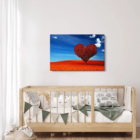 Kép - szív, fából (90x60 cm)
