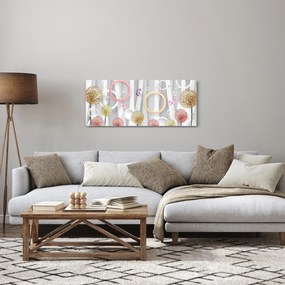 Absztrakt pitypangos kép (120x50 cm)