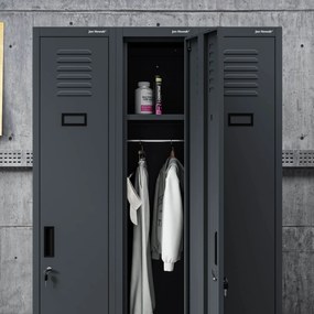 KACPER II 1 Plus fém munkavállalói szekrény 400 x 1800 x 500 mm