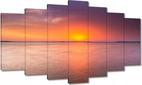 Képek 140x80 Sziklák Tenger Naplemente