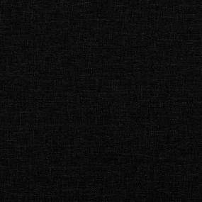 vidaXL fekete szövet pad 100 x 64 x 80 cm