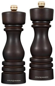 Cole&Mason - LONDON só- és borsőrlő szett 2 db, 18 cm, bükk/fa, barna
