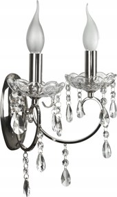 Fali lámpa Candellux ezüst E14 40 W