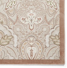 Krémszínű szőnyeg 120x170 cm Damask Bronze – Think Rugs