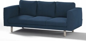 Dekoria Norsborg 3 személyes kanapé huzat Ikea kék