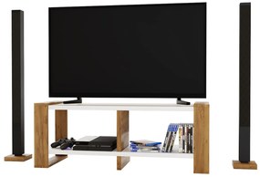 TV asztal Nicolas (fehér) (világítás nélkül). 1054998