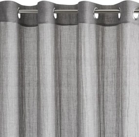 Kész drapéria karikákon 140x250cm Szürke