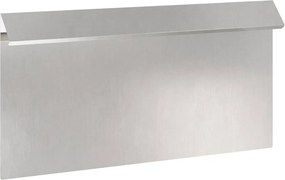 vidaXL Csiga kerítés Ezüst 50 x 3,5 x 25 cm Rozsdamentes acél