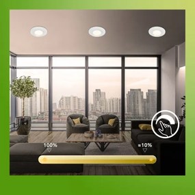 Briloner 7589036-SADA 3xLED dimmelhető fürdőszobai álmennyezeti lámpa KLIRA 3xLED/4,9W/230V IP44 fehér