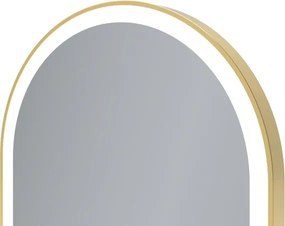 AREZZO design LED ovális okos tükör, arany