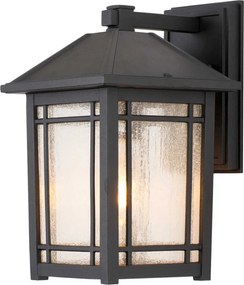 Quoizel Cedar Point QZ-CEDAR-POINT-M-BK Fali lámpa 1x60W/E27 IP44